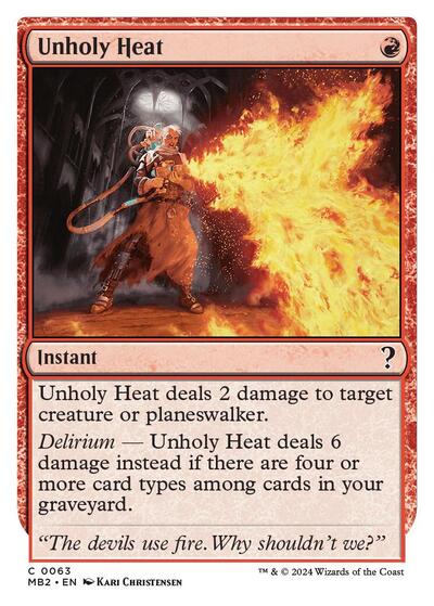 Unholy Heat White Border|4|0|0.00