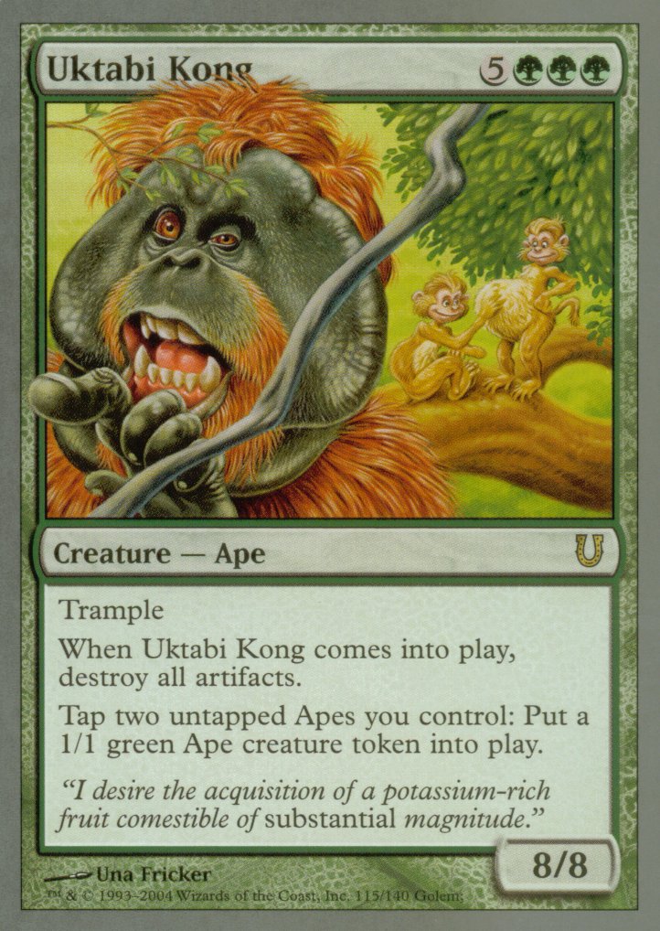 Uktabi Kong (Unhinged) Near Mint Foil