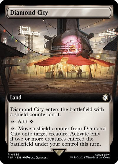 Diamond City (Extended Art) (Universes Beyond: Fallout) Near Mint
