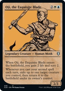 Oji, the Exquisite Blade (Showcase) (Commander Legends: Battle for Baldur's Gate) Medium Play
