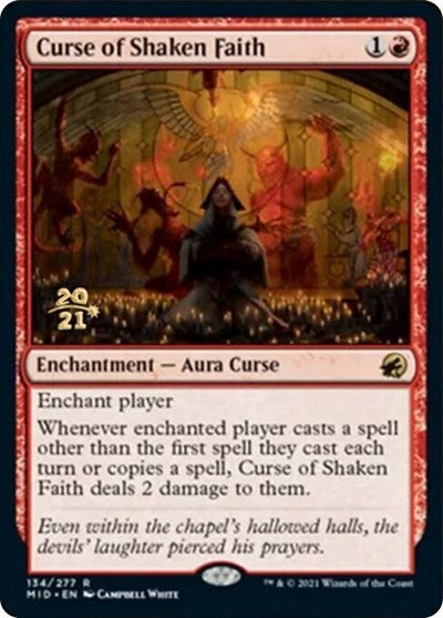 Curse of Shaken Faith (Promos: Prerelease Cards) Near Mint Foil