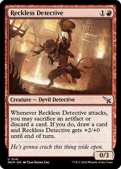 Reckless Detective (Murders at Karlov Manor) Light Play Foil