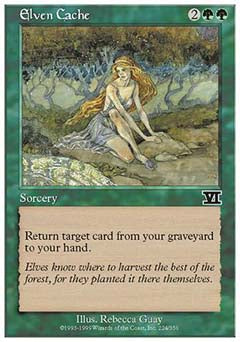 Elven Cache (Classic 6th Edition) Medium Play