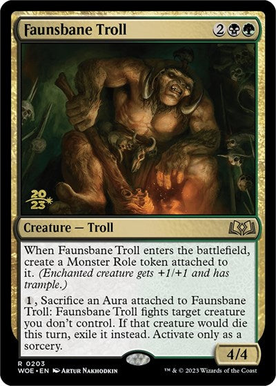 Faunsbane Troll (Promos: Prerelease Cards) Near Mint Foil