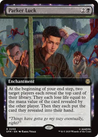 Parker Luck (Extended Art) (Marvel's Spider-Man) Near Mint Foil