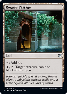 Rogue's Passage (Commander 2019) Light Play