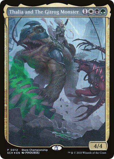 Thalia and The Gitrog Monster (Promos: Game Day and Store Championship) Near Mint Foil