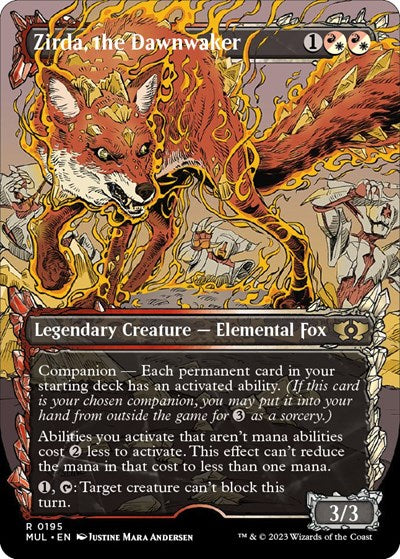 Zirda, the Dawnwaker (Halo Foil) (March of the Machine: Multiverse Legends) Light Play Foil