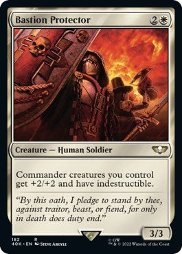 Bastion Protector (Surge Foil) (Universes Beyond: Warhammer 40K) Medium Play Foil