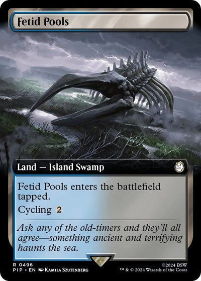 Fetid Pools (Extended Art) (Universes Beyond: Fallout) Near Mint