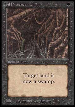 Evil Presence (Alpha) Damaged / Poor