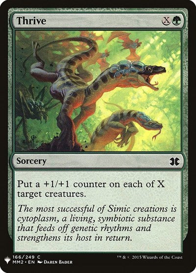 Thrive (Mystery Booster) Light Play