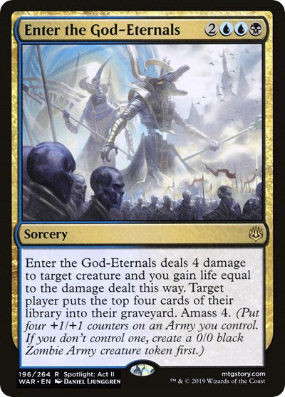 Enter the God-Eternals (Promo Pack: Throne of Eldraine) Light Play