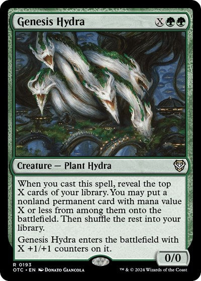 Genesis Hydra (Commander: Outlaws of Thunder Junction) Light Play