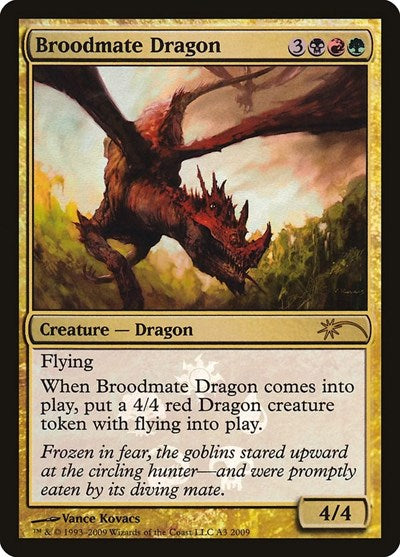 Broodmate Dragon (Promos: Media) Damaged / Poor Foil