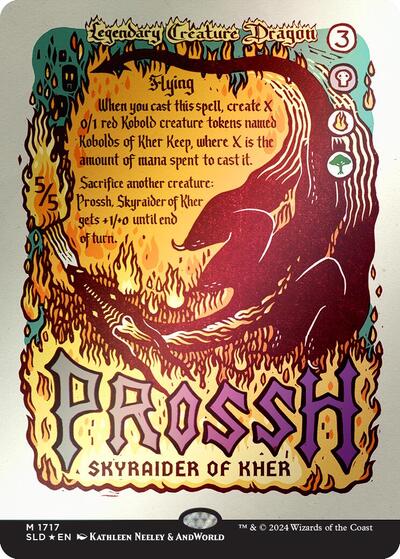 Prossh, Skyraider of Kher (Rainbow Foil) (Secret Lair) Near Mint Foil