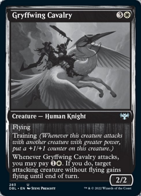 Gryffwing Cavalry (Innistrad: Double Feature) Light Play