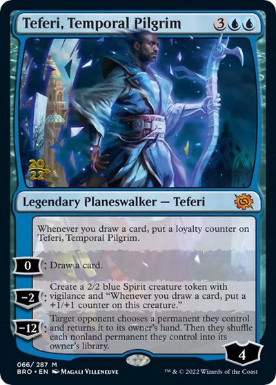 Teferi, Temporal Pilgrim (Promos: Prerelease Cards) Near Mint Foil