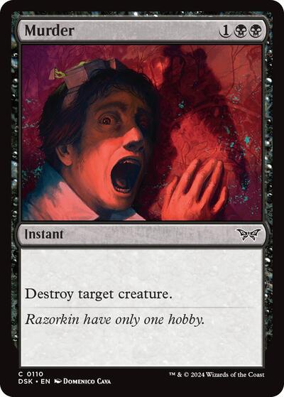 Murder (Duskmourn: House of Horror) Near Mint Foil