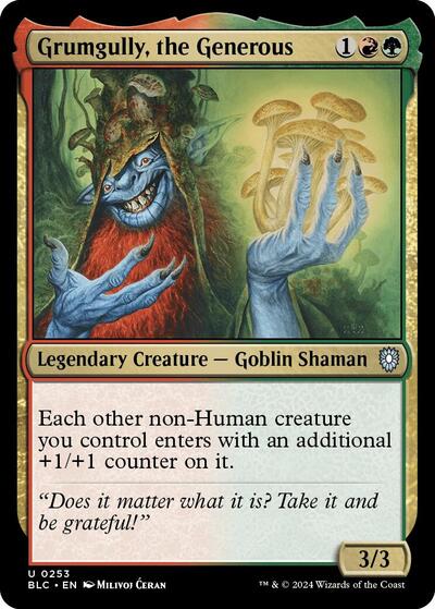 Grumgully, the Generous (Commander: Bloomburrow) Light Play