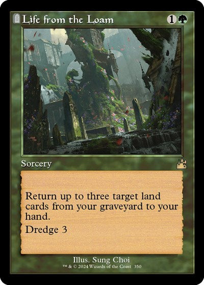Life from the Loam (Retro Frame) (Ravnica Remastered) Near Mint Foil