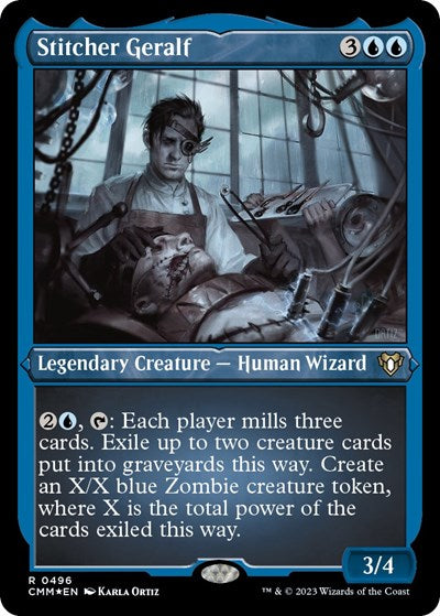 Stitcher Geralf (Foil Etched) (Commander Masters) Near Mint Foil