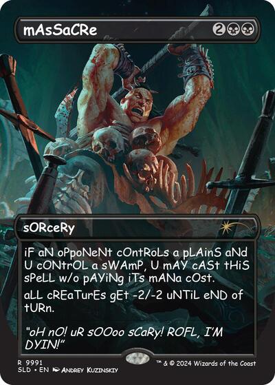 mAsSaCRe (Secret Lair) Near Mint