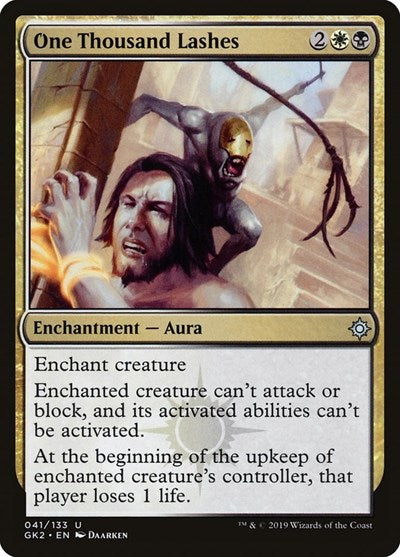 One Thousand Lashes (Ravnica Allegiance: Guild Kits) Medium Play