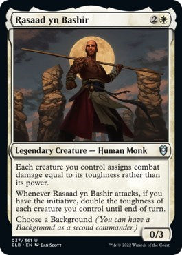 Rasaad yn Bashir (Commander Legends: Battle for Baldur's Gate) Light Play