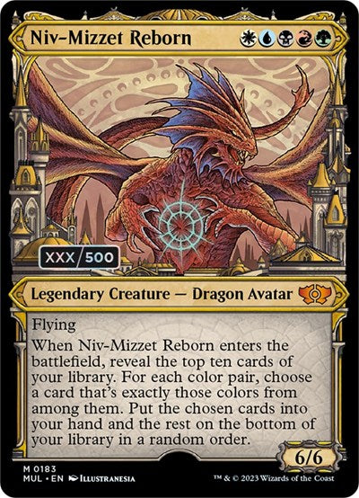 Niv-Mizzet Reborn (Serialized) (March of the Machine: Multiverse Legends) Near Mint Foil