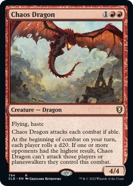 Chaos Dragon (Commander Legends: Battle for Baldur's Gate) Light Play