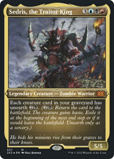 Sedris, the Traitor King (Foil Etched) (Double Masters 2022) Near Mint Foil