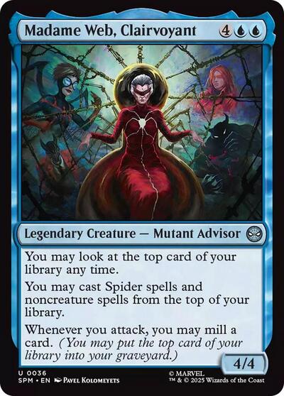 Madame Web, Clairvoyant (Marvel's Spider-Man) Near Mint Foil