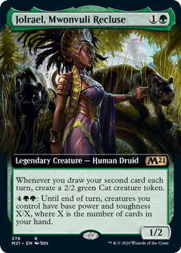 Jolrael, Mwonvuli Recluse (Extended Art) (Magic 2021 Core Set) Near Mint Foil