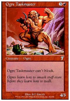 Ogre Taskmaster (7th Edition) Light Play