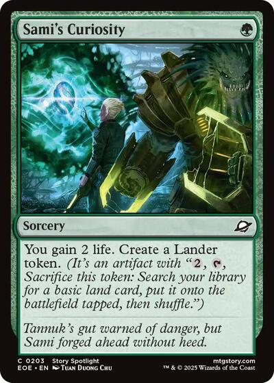 Sami's Curiosity (Edge of Eternities) Light Play Foil
