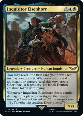 Inquisitor Eisenhorn (Surge Foil) (Universes Beyond: Warhammer 40K) Near Mint Foil