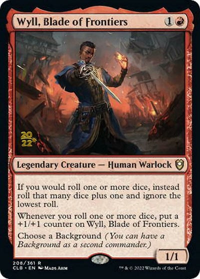 Wyll, Blade of Frontiers (Promos: Prerelease Cards) Light Play Foil