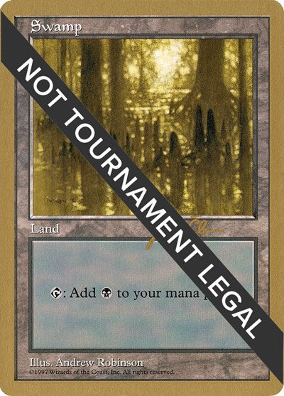 Swamp (442) - 1997 Jakub Slemr (5ED) (World Championship Decks) Light Play