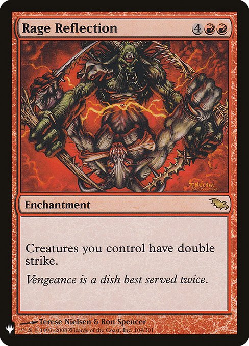 Rage Reflection (Mystery Booster) Medium Play