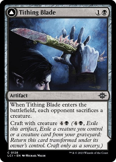 Tithing Blade (The Lost Caverns of Ixalan) Light Play Foil