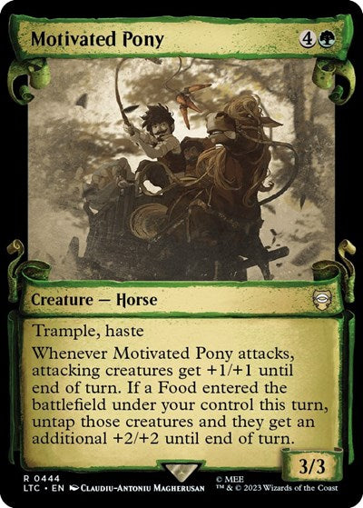 Motivated Pony (Showcase Scrolls) (Commander: The Lord of the Rings: Tales of Middle-earth) Near Mint