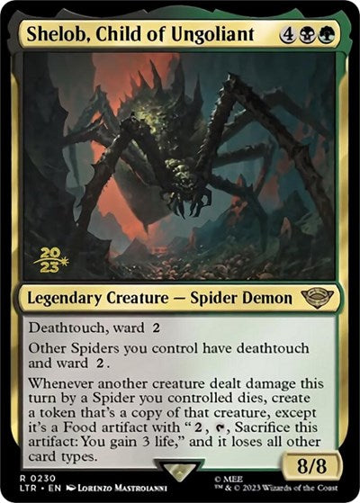 Shelob, Child of Ungoliant (Promos: Prerelease Cards) Light Play Foil