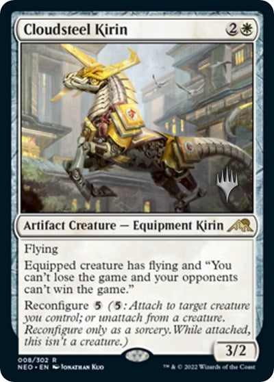 Cloudsteel Kirin (Promo Pack: Kamigawa: Neon Dynasty) Near Mint