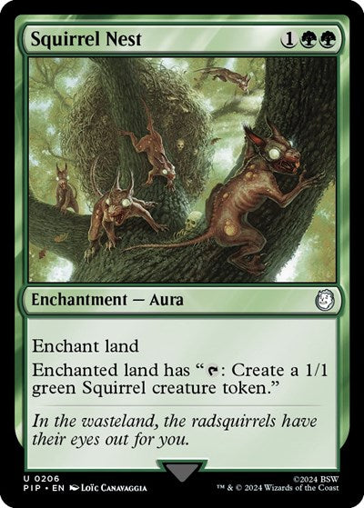 Squirrel Nest (Universes Beyond: Fallout) Near Mint Foil