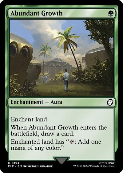 Abundant Growth (Universes Beyond: Fallout) Near Mint Foil