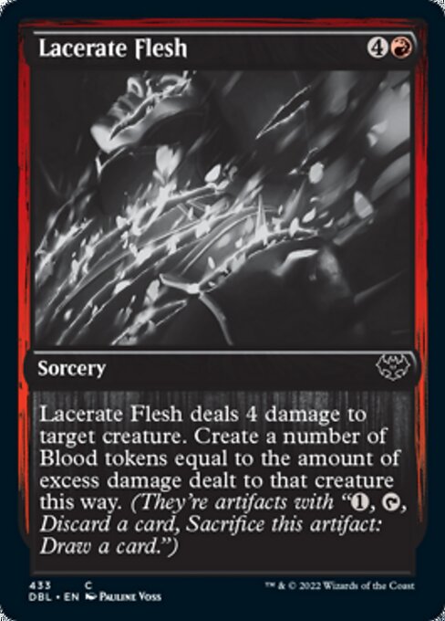 Lacerate Flesh (Innistrad: Double Feature) Light Play