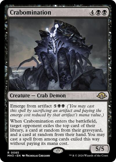 Crabomination (Modern Horizons 3) Light Play Foil