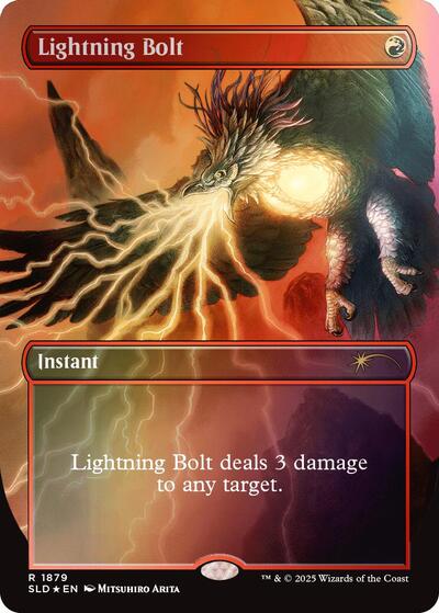 Lightning Bolt (1879) (Rainbow Foil) (Secret Lair) Near Mint Foil