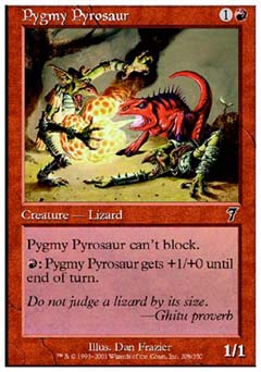 Pygmy Pyrosaur (7th Edition) Light Play